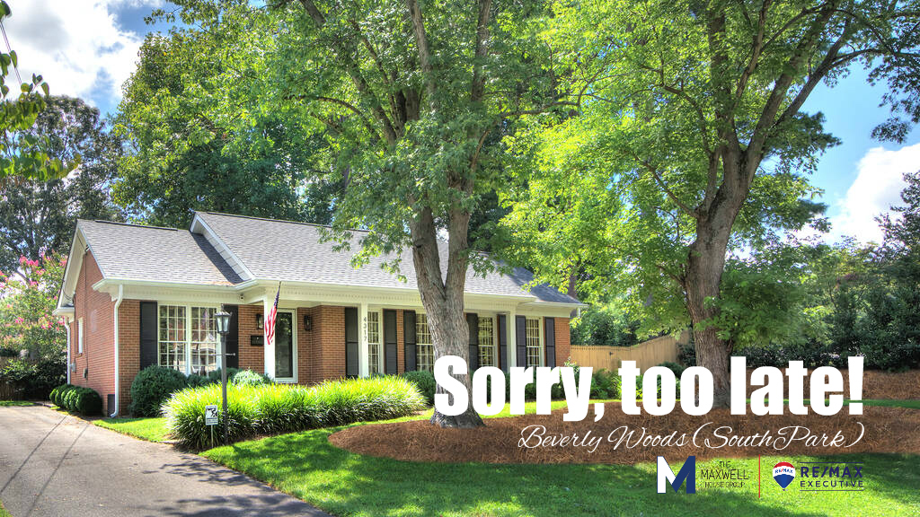 SOLD in Beverly Woods (SouthPark)