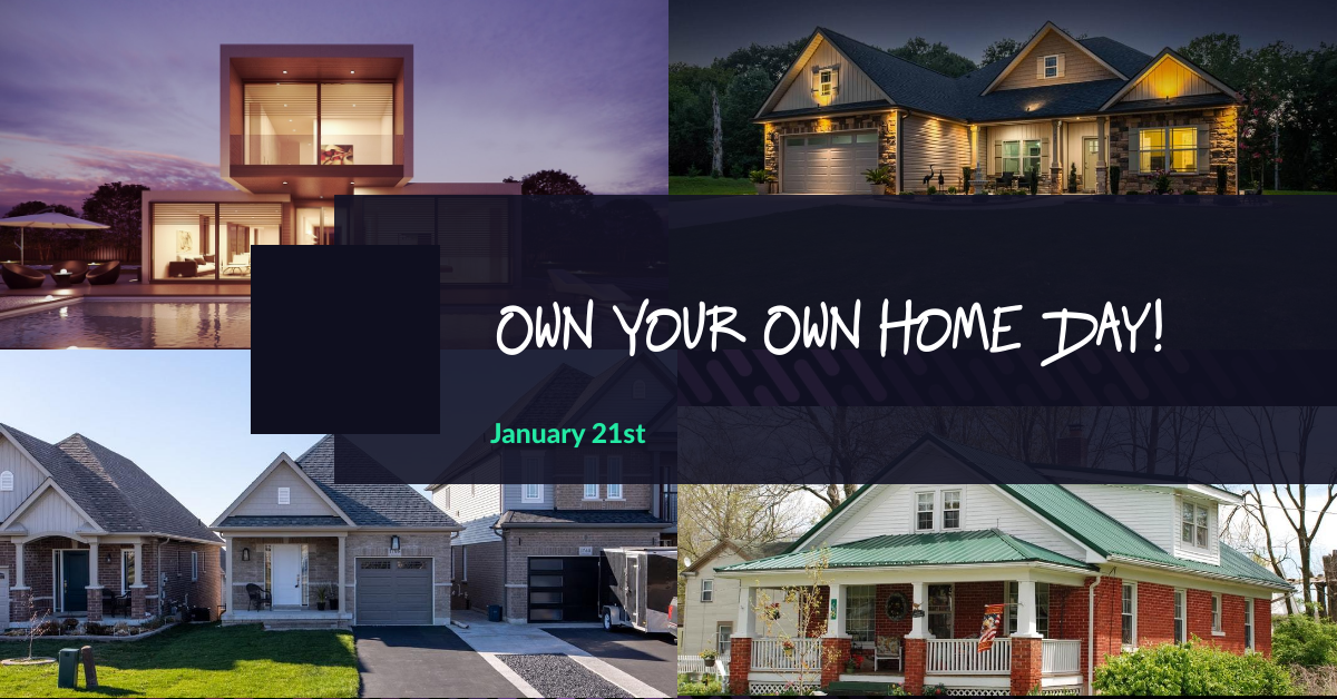 Happy Own Your Own Home Day! Why Invest In A Home.