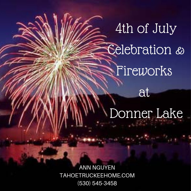 4th of July Celebration & Fireworks at Donner Lake