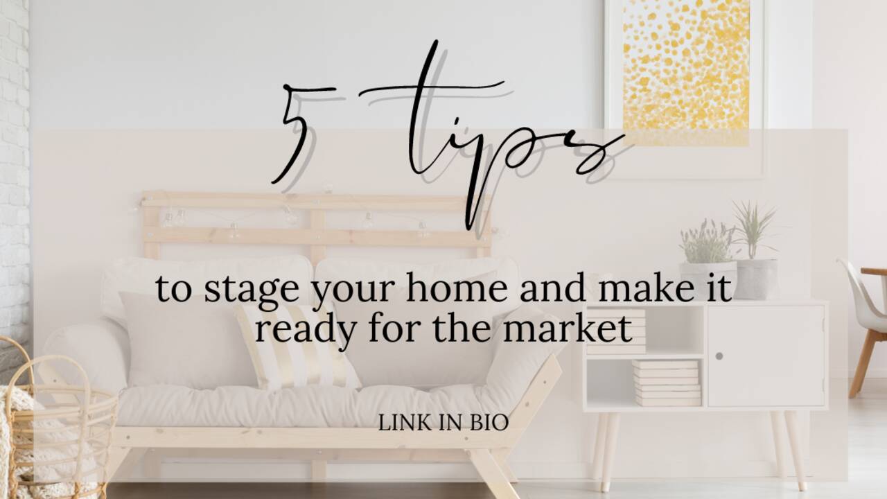 5 Tips To Staging Your House For Sale