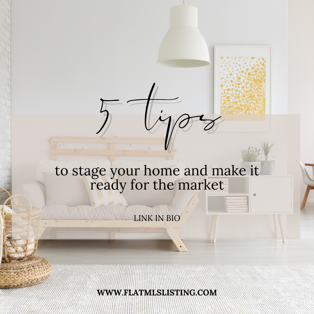 5 Tips To Staging Your House For Sale.