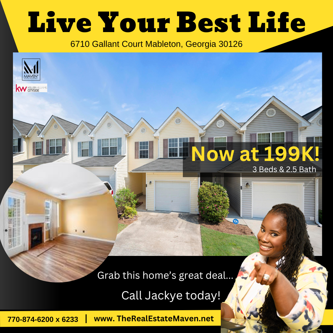 Live Your Best Life in Mableton TownhomeCheck it out!