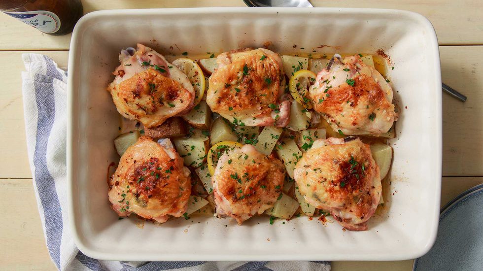 Garlic Butter Baked Chicken Thighs Recipe