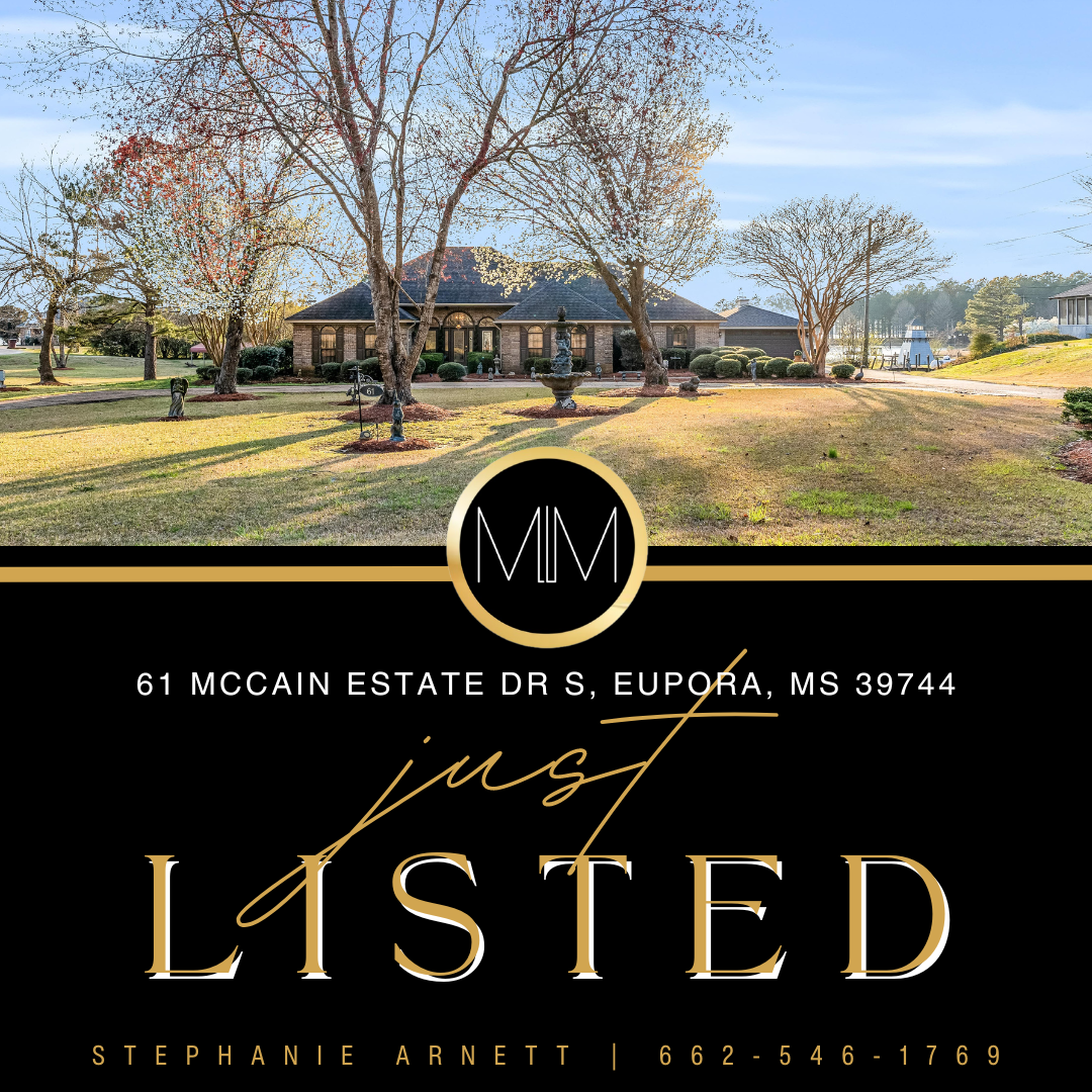 JUST LISTED! 🏡🏡 61 McCain Estate Dr S, Eupora, MS 397