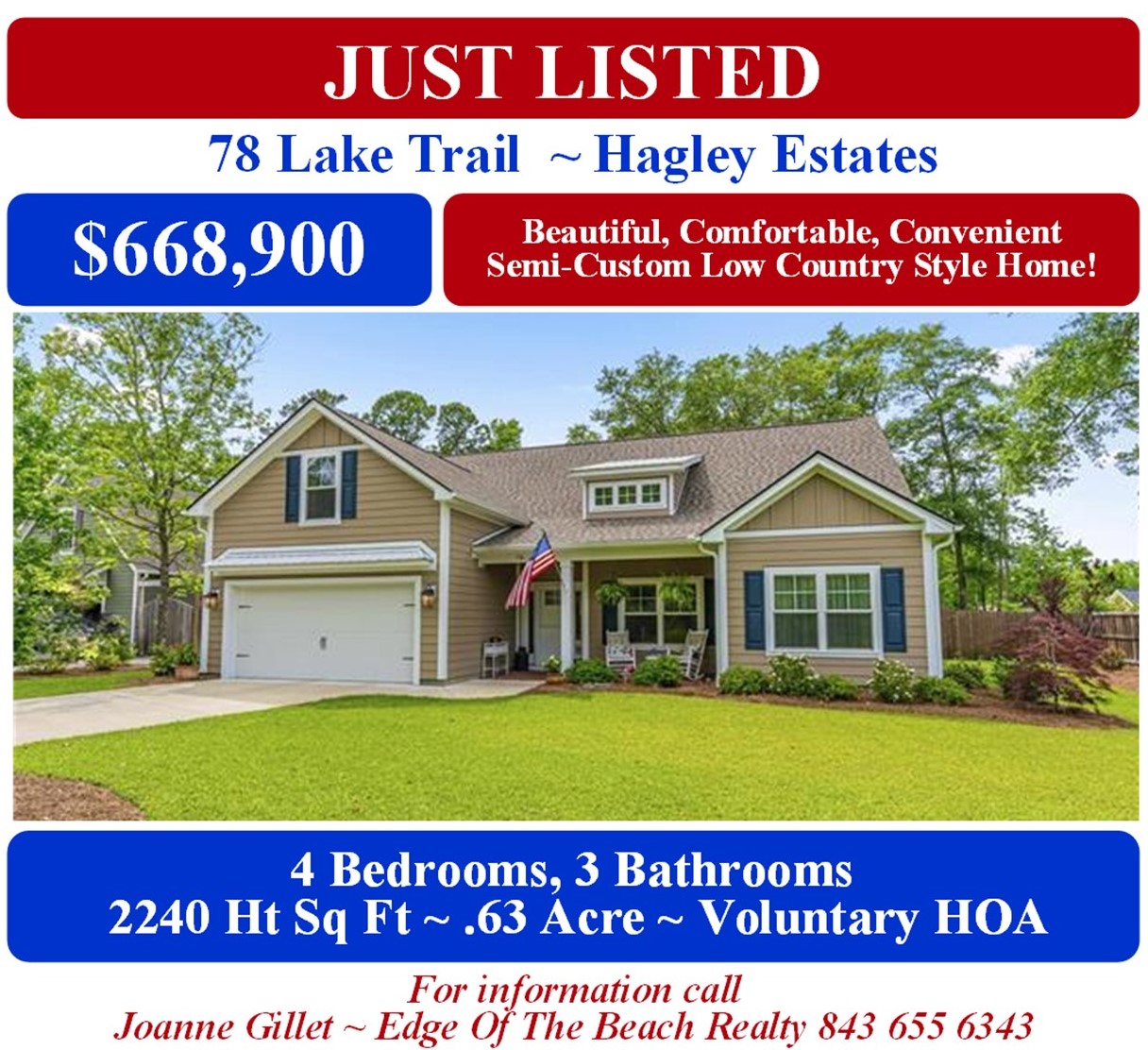 JUST LISTED 78 Lake Trail Hagley Estates