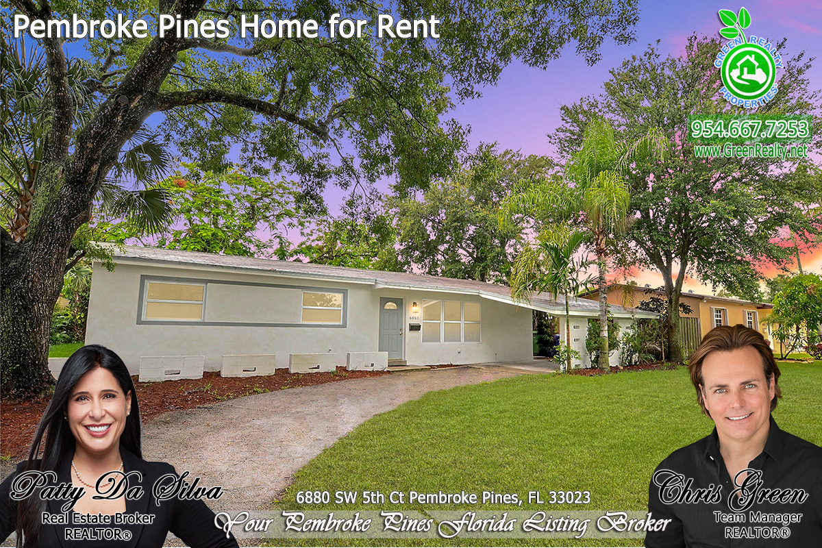 Remodeled Home in Pembroke Pines FOR RENT