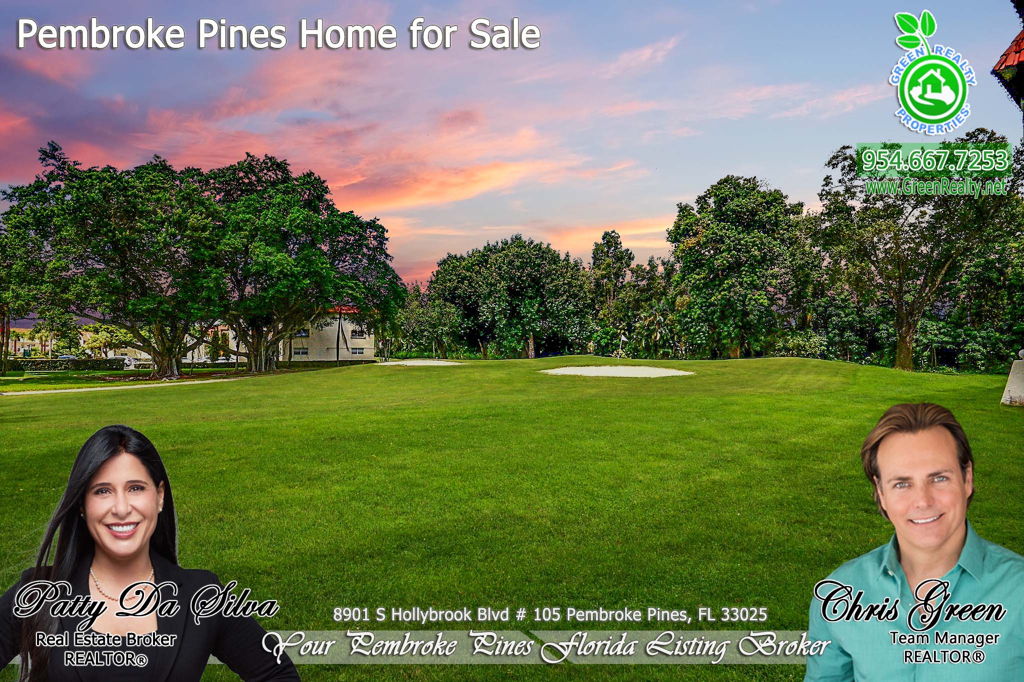 Desirable Condo in Hollybrook with Golf Course