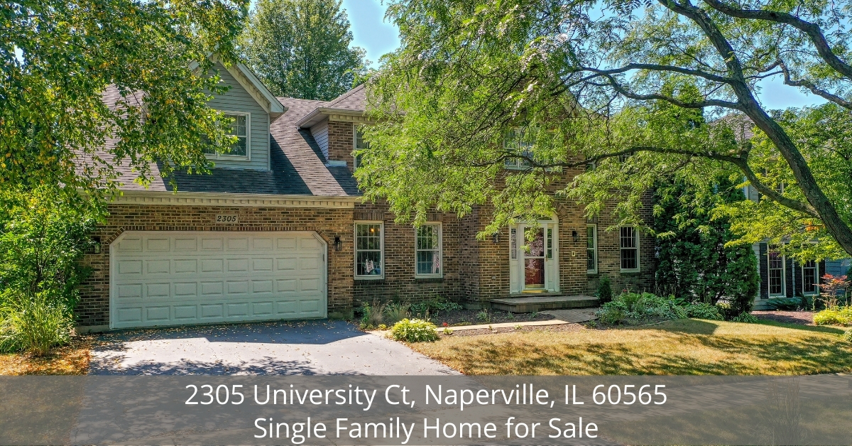 2305 University Ct, Naperville, IL 60565 Single Famil