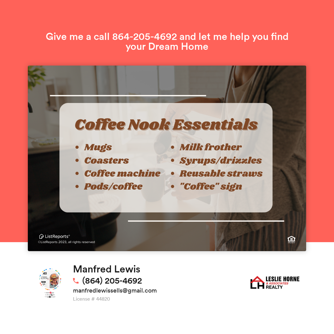 Coffee Nook Essentials