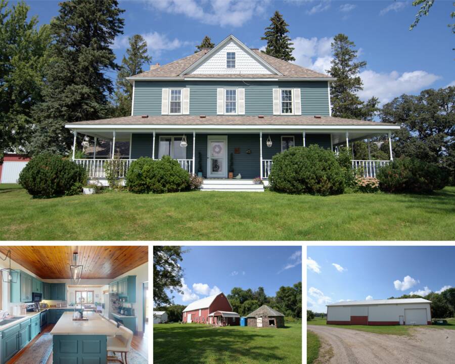 Price Reduced! Updated Glencoe Farmhouse on 20 Acres