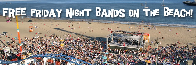 FREE Friday Night Bands Santa Cruz Beach Boardwalk 2019