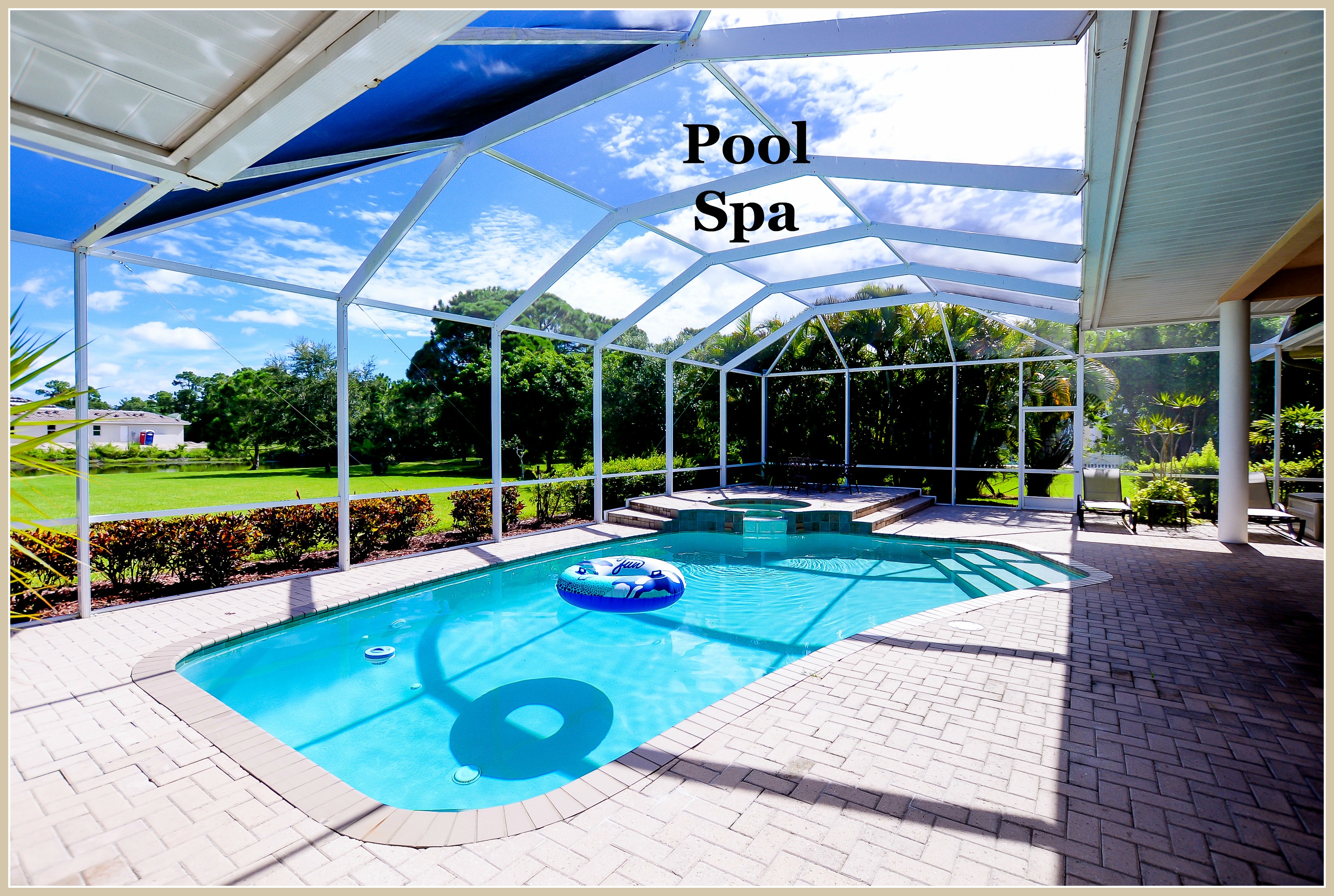 Exquisite PGA Pool Home for Sale 7989 Saddlebrook; Vie