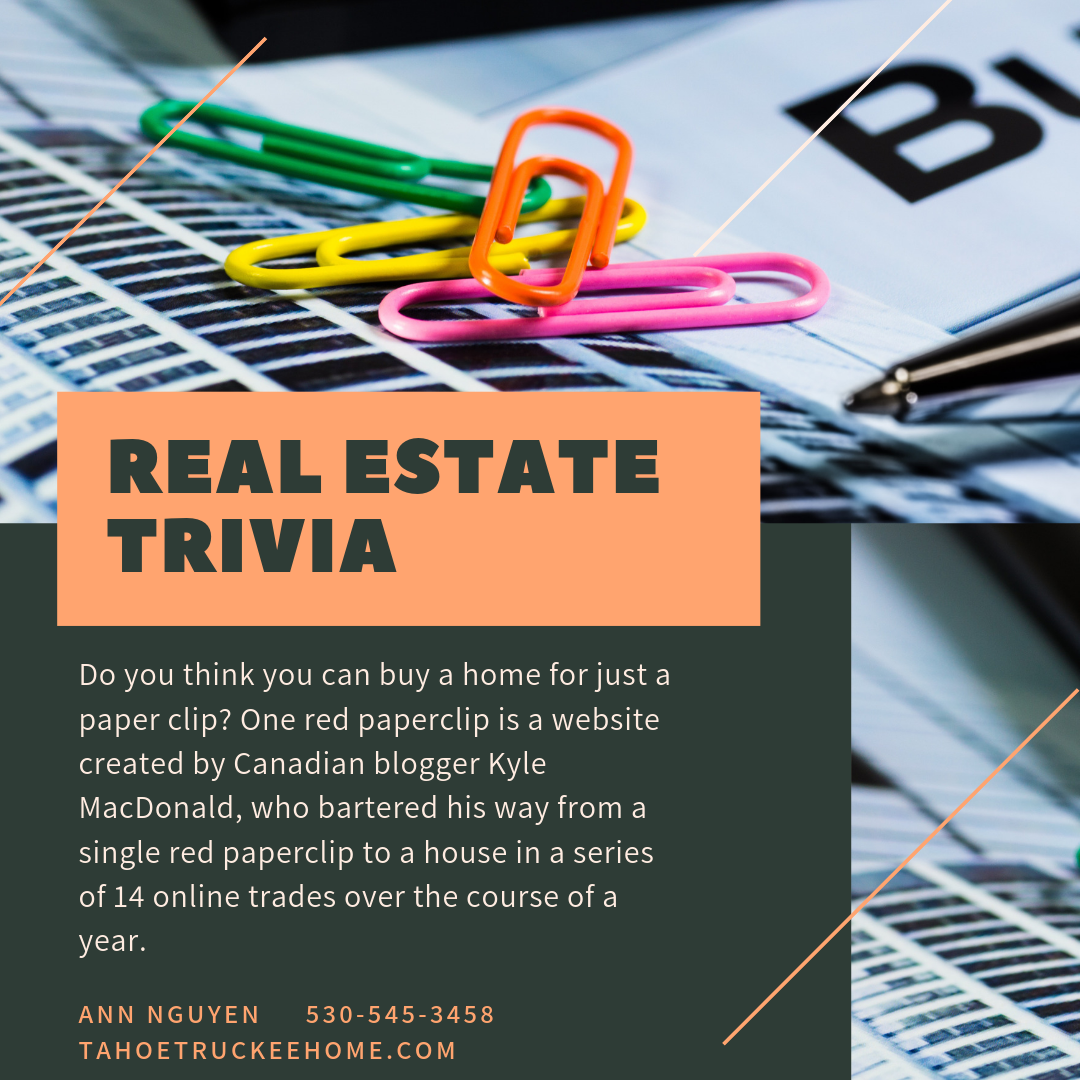 Amazing Trivia about Real Estate
