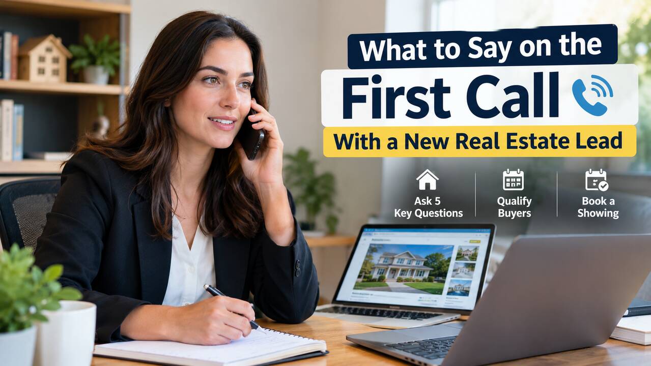 First Call What to Say on the First Call With a New Real Estate Le