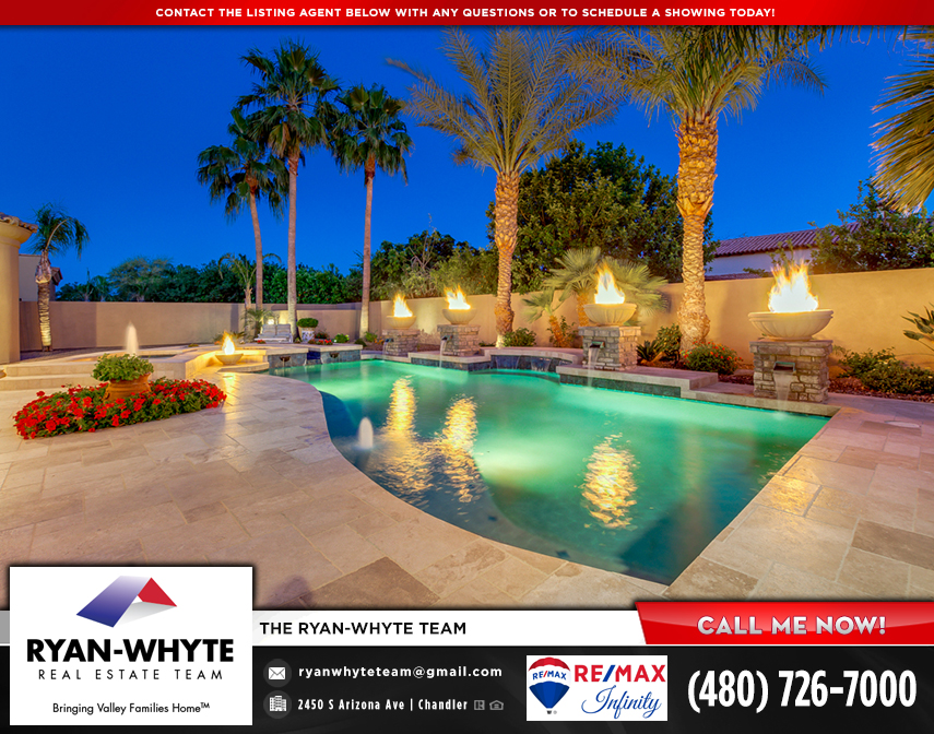 Chandler Real Estate Custom Home in Ryan Estates!