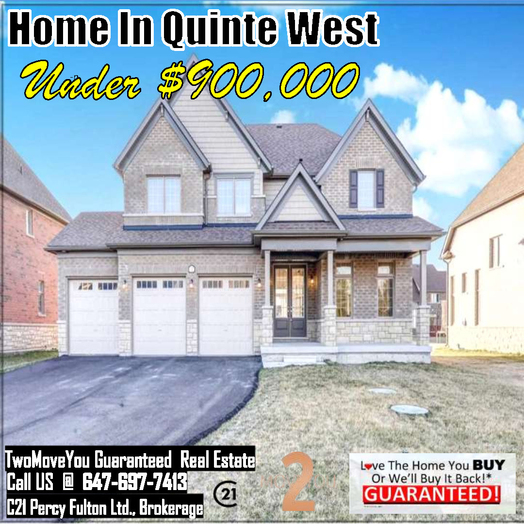 Home In Quinte West For Sale Under 900K with TwoMoveYo