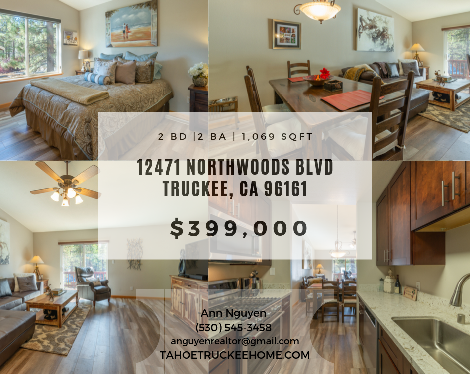 CONDO FOR SALE! 12471 Northwoods Blvd Truckee, CA 96161