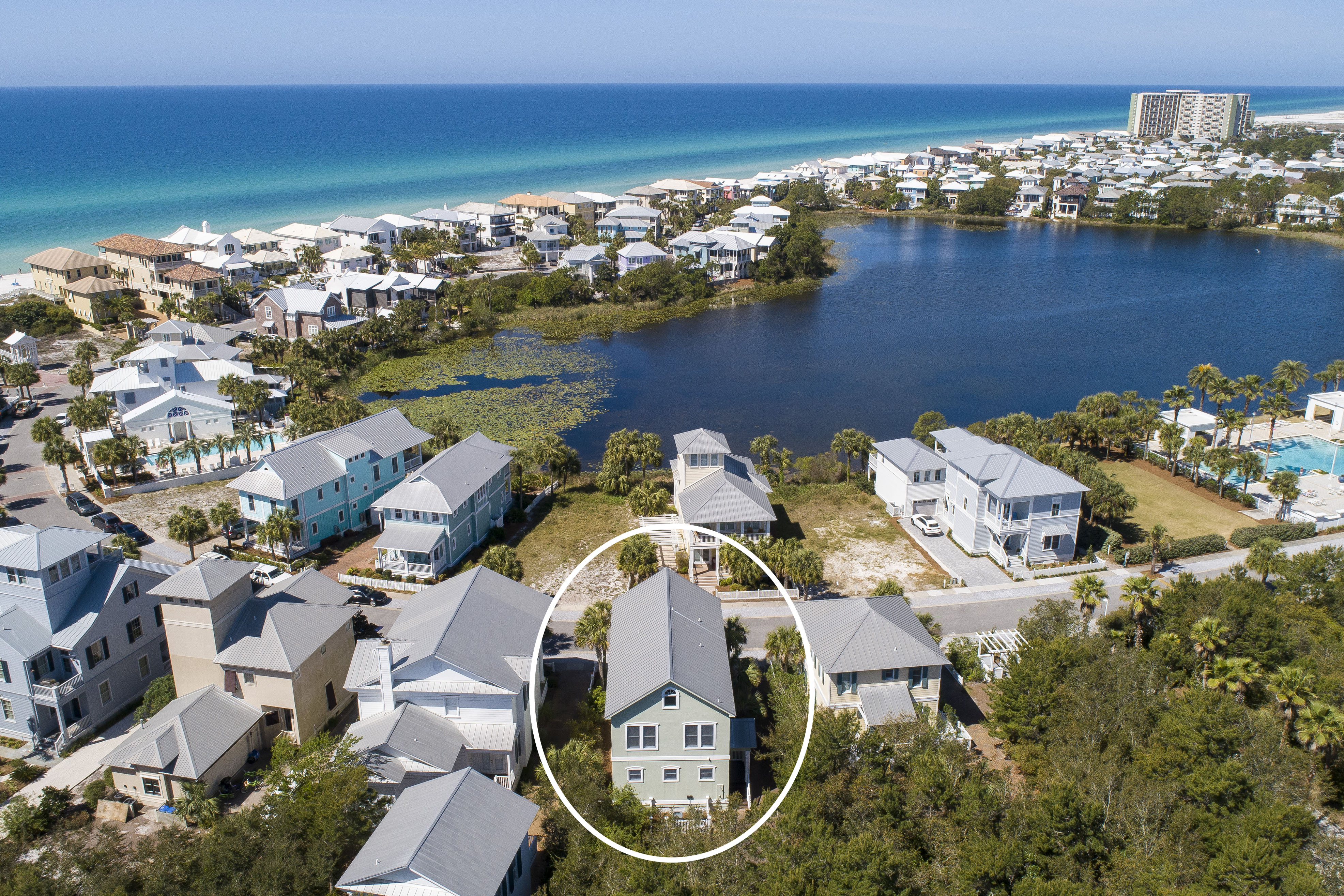 418 Lakefront Dr Panama City Beach FL gated oceanfront