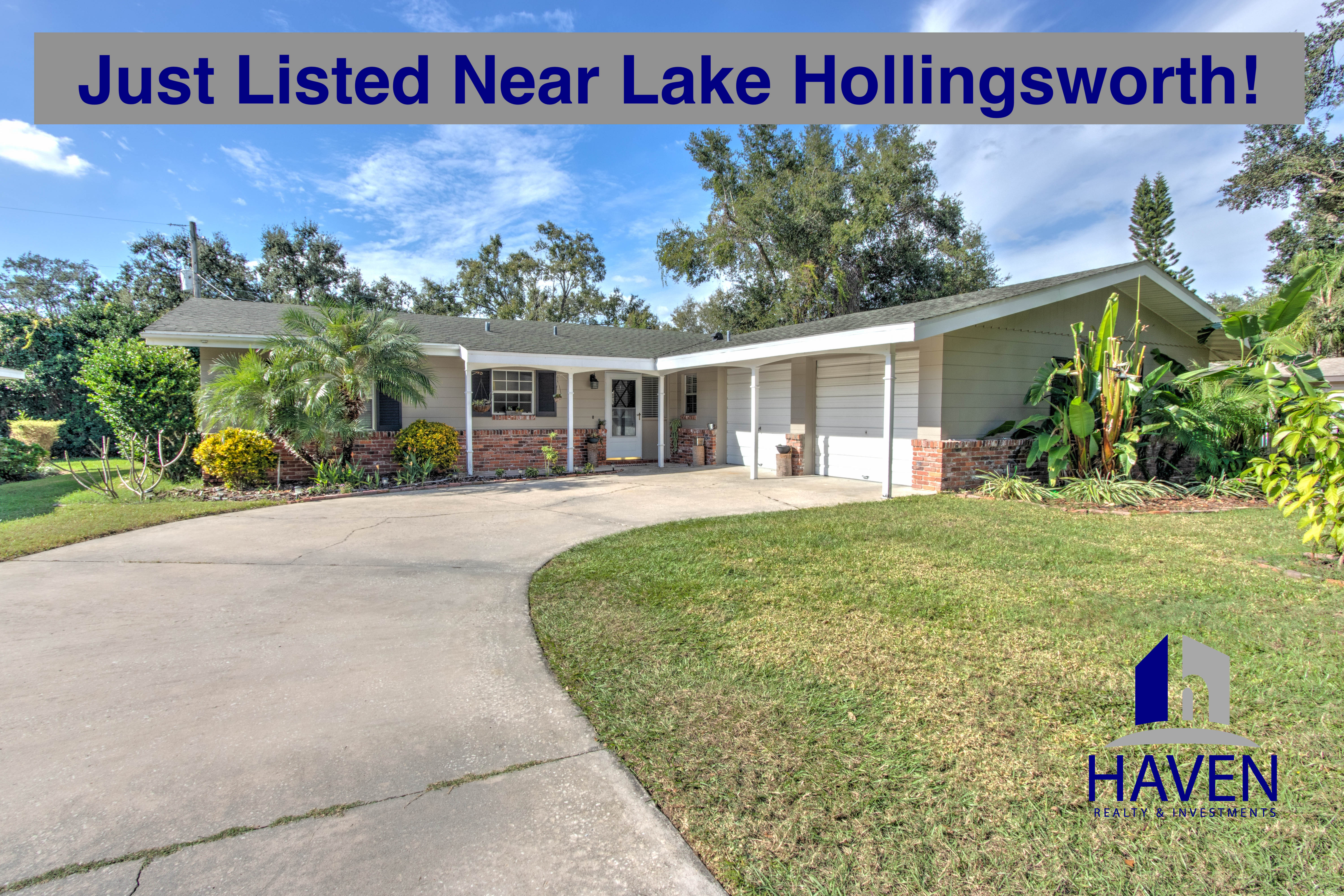 Home For Sale Near Lake Hollingsworth Just Listed!