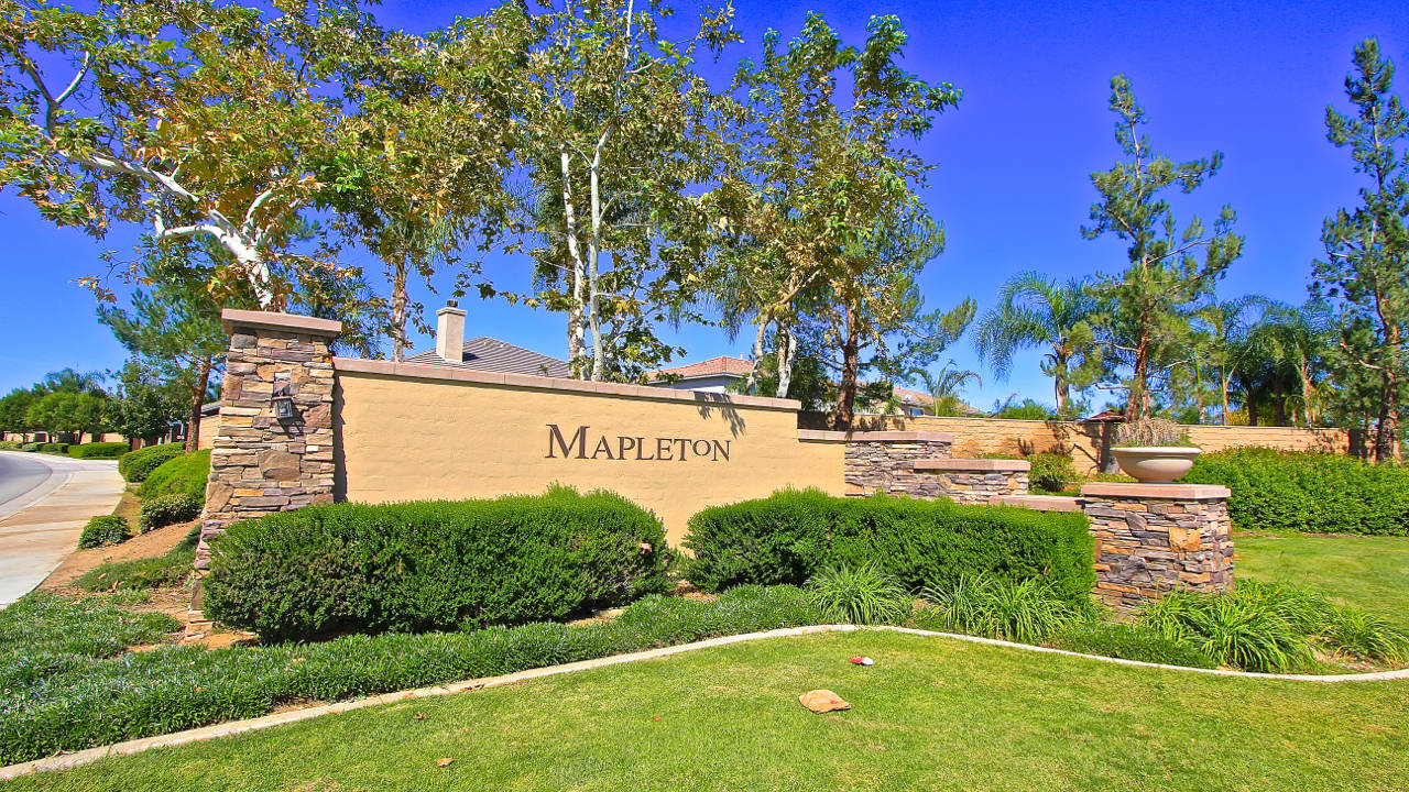 Mapleton Murrieta Homes For Sale