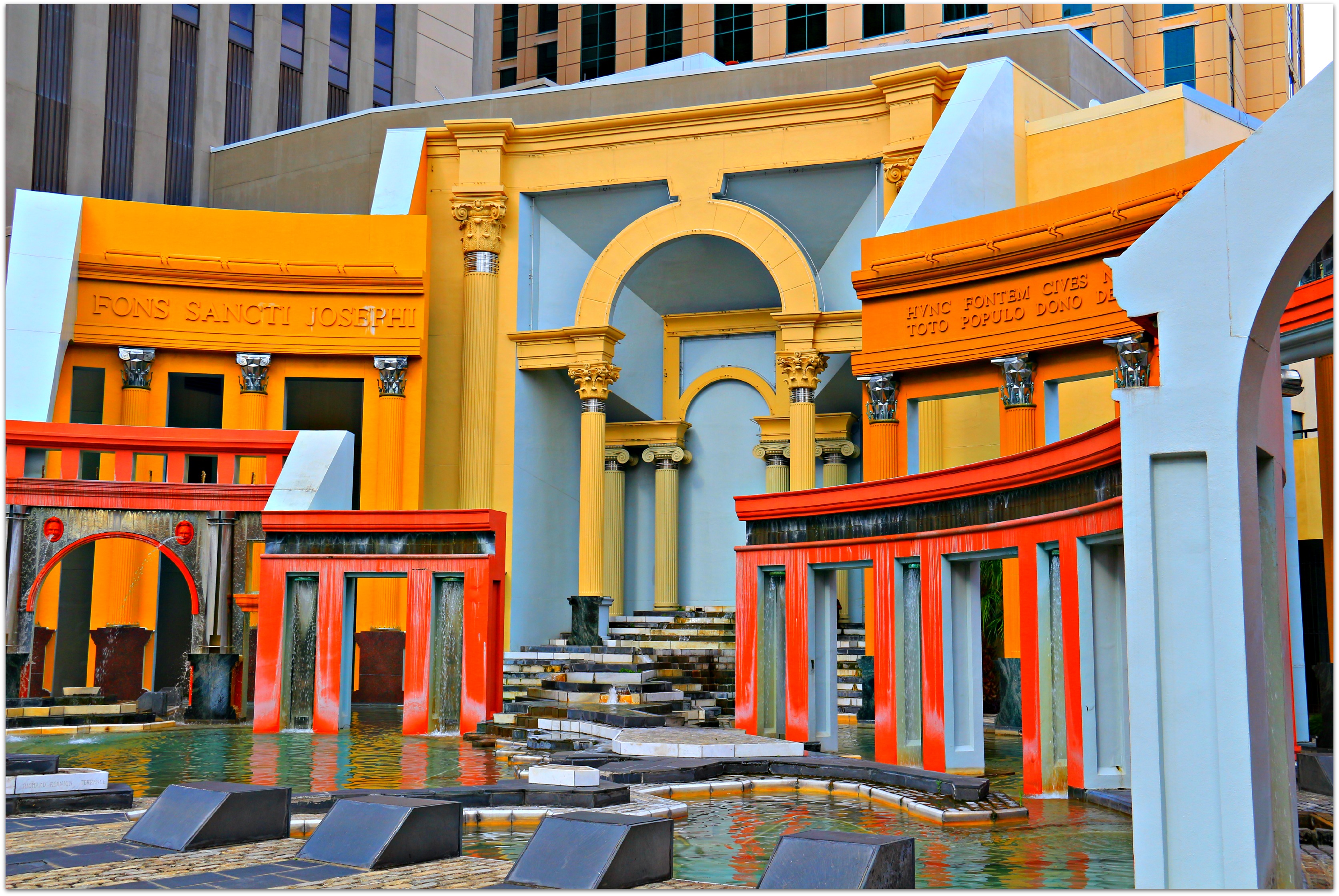 Walk in New Orleans Warehouse District, Lots of Condos