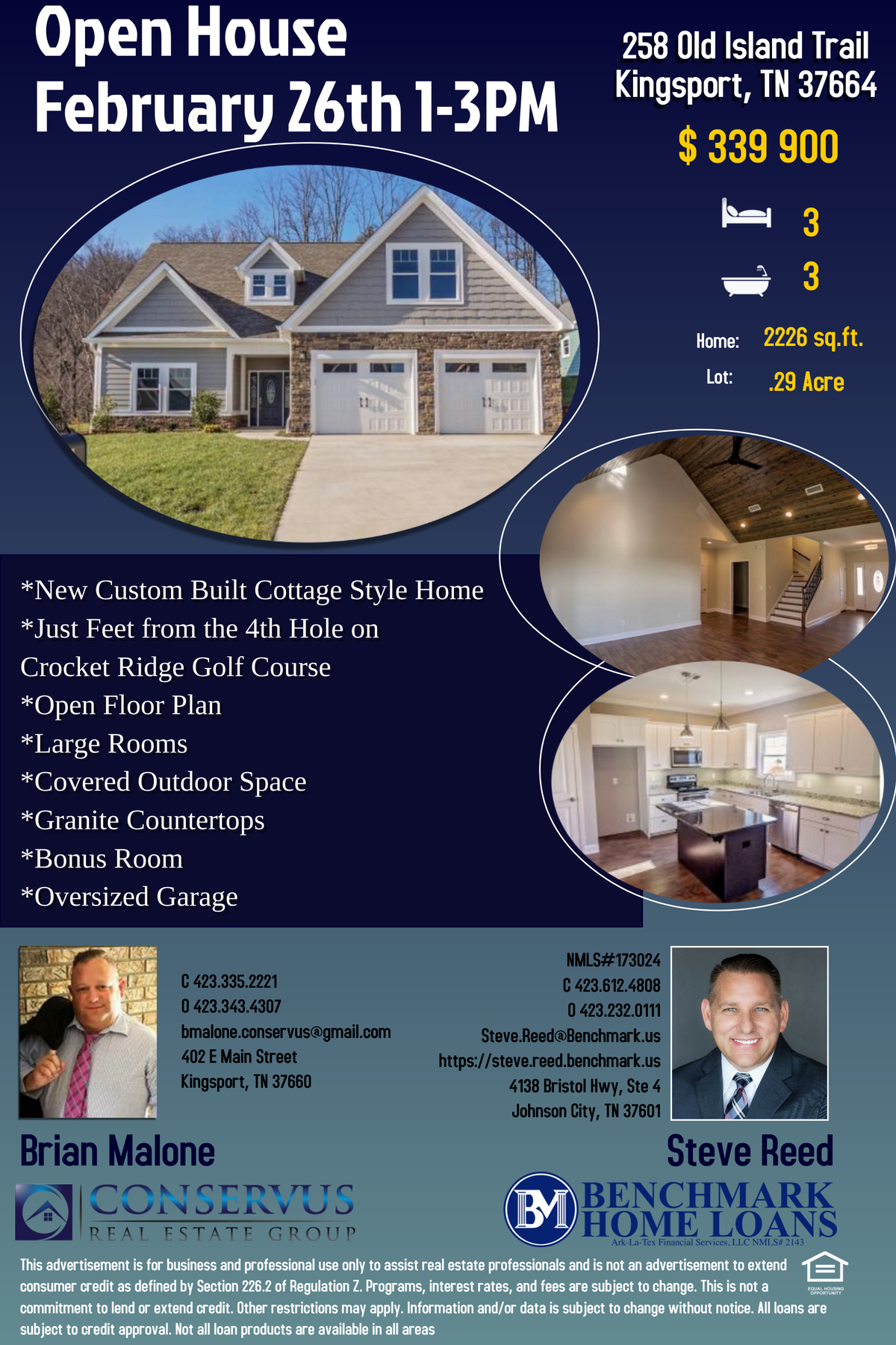 Open House 258 Old Island Trail Kingsport TN 37
