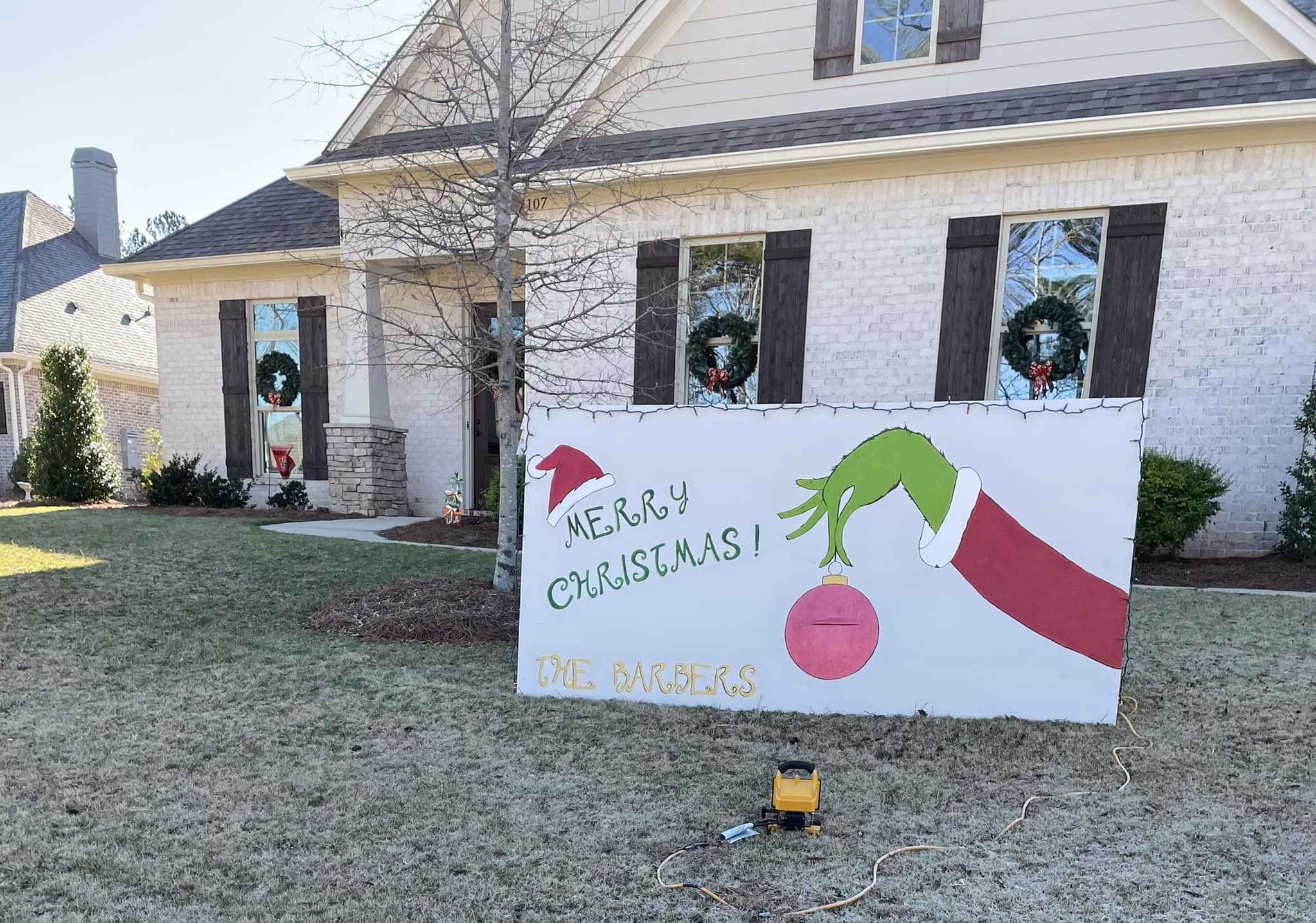 Camelot Subdivision in Opelika, AL Christmas