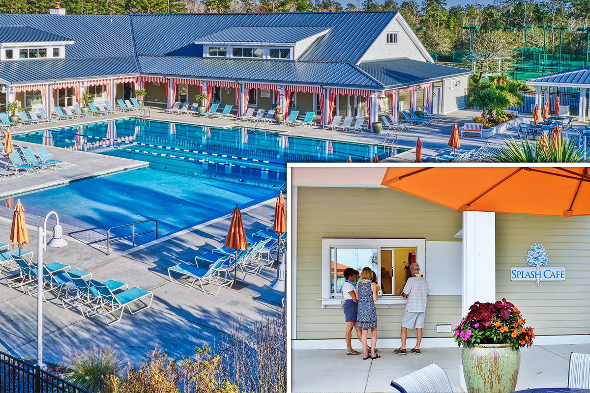 Fitness and Wellness Center, Pool and the Splash Cafe