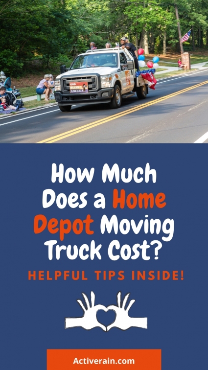how much is a truck rental from home depot