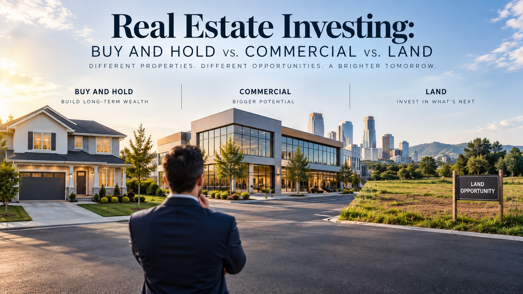 Real Estate Investing: Buy and Hold vs. Commercial vs. Land
