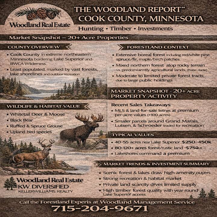 🌲 THE WOODLAND REPORT – Cook County, Minnesota