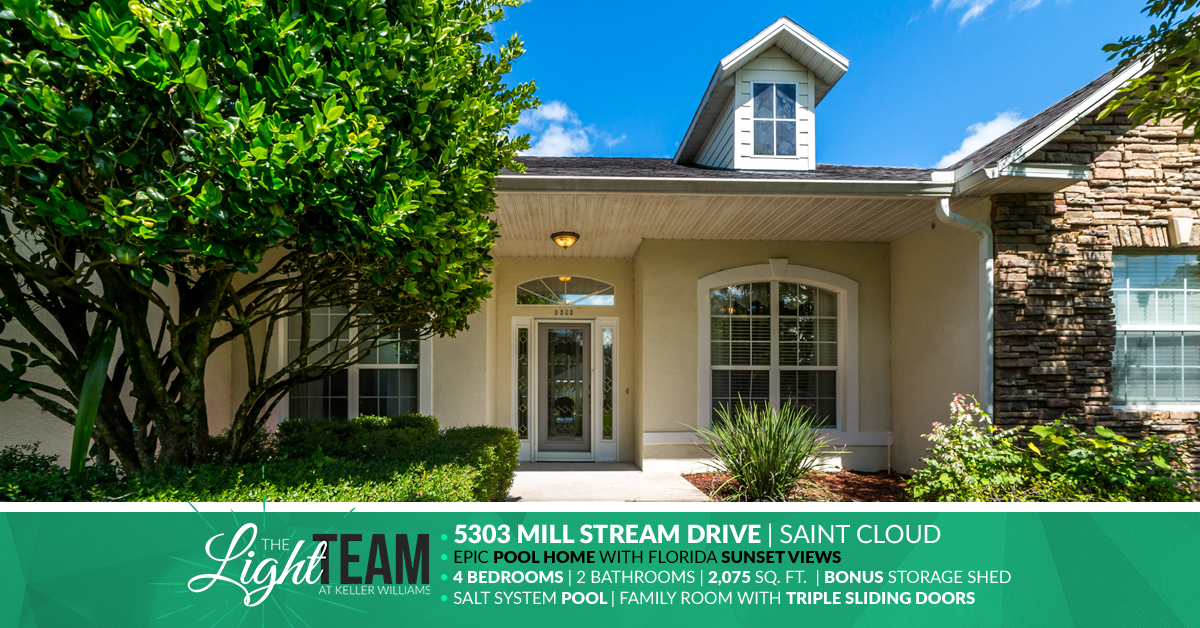 Pool Home in St. Cloud's Mill Stream Estates