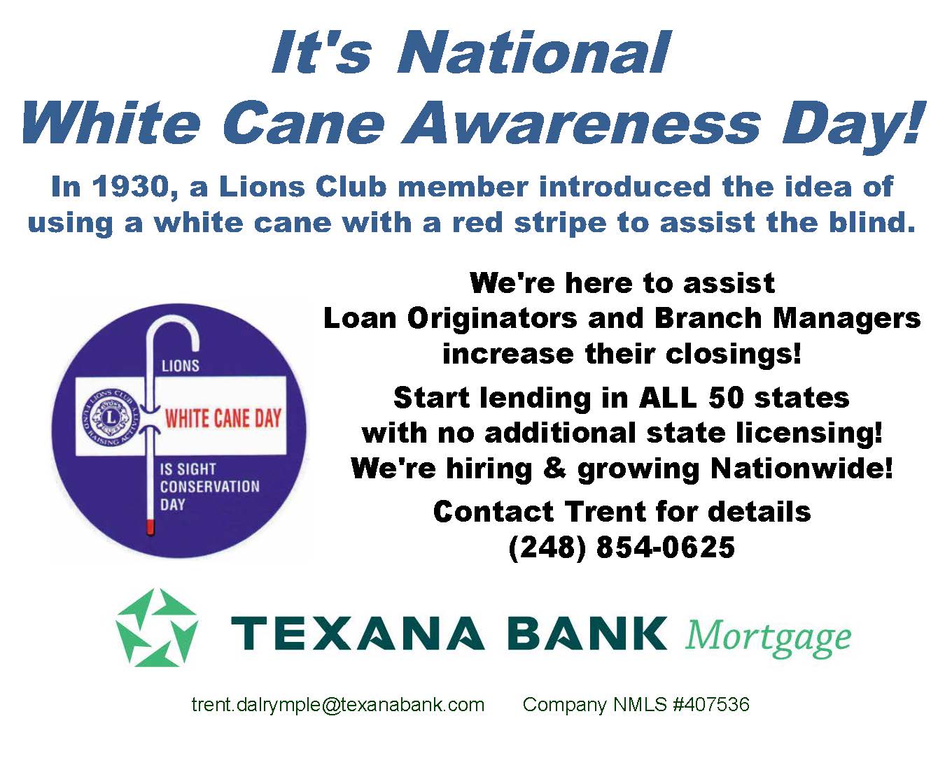 It s National White Cane Awareness Day 