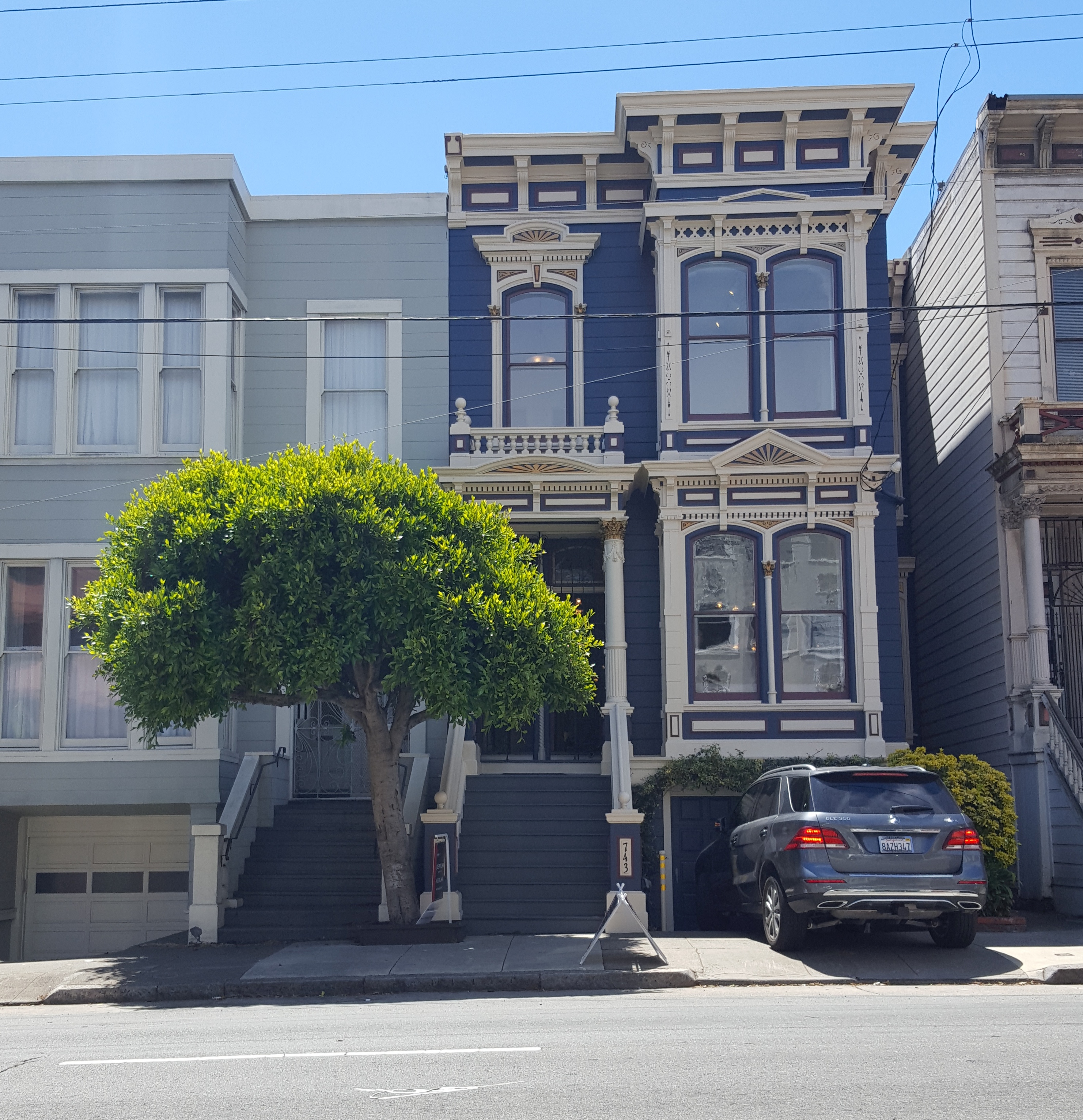 Edwardian duplexes, Hayes Valley, Alamo Square, NOPA, S