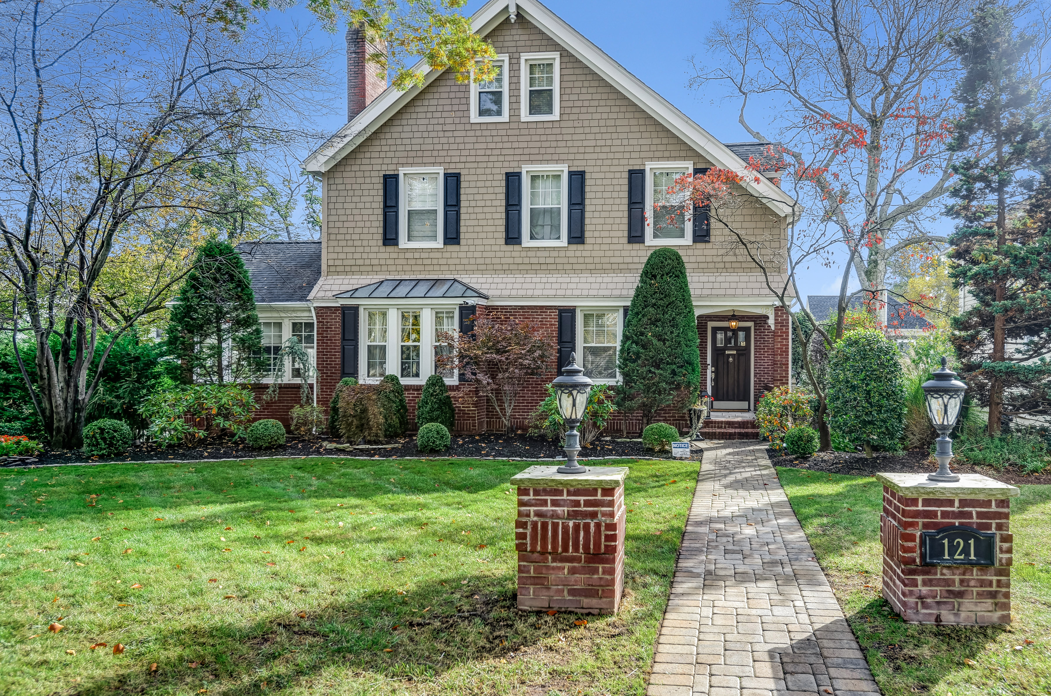 Classic Rutherford Colonial at 121 Ridge Road