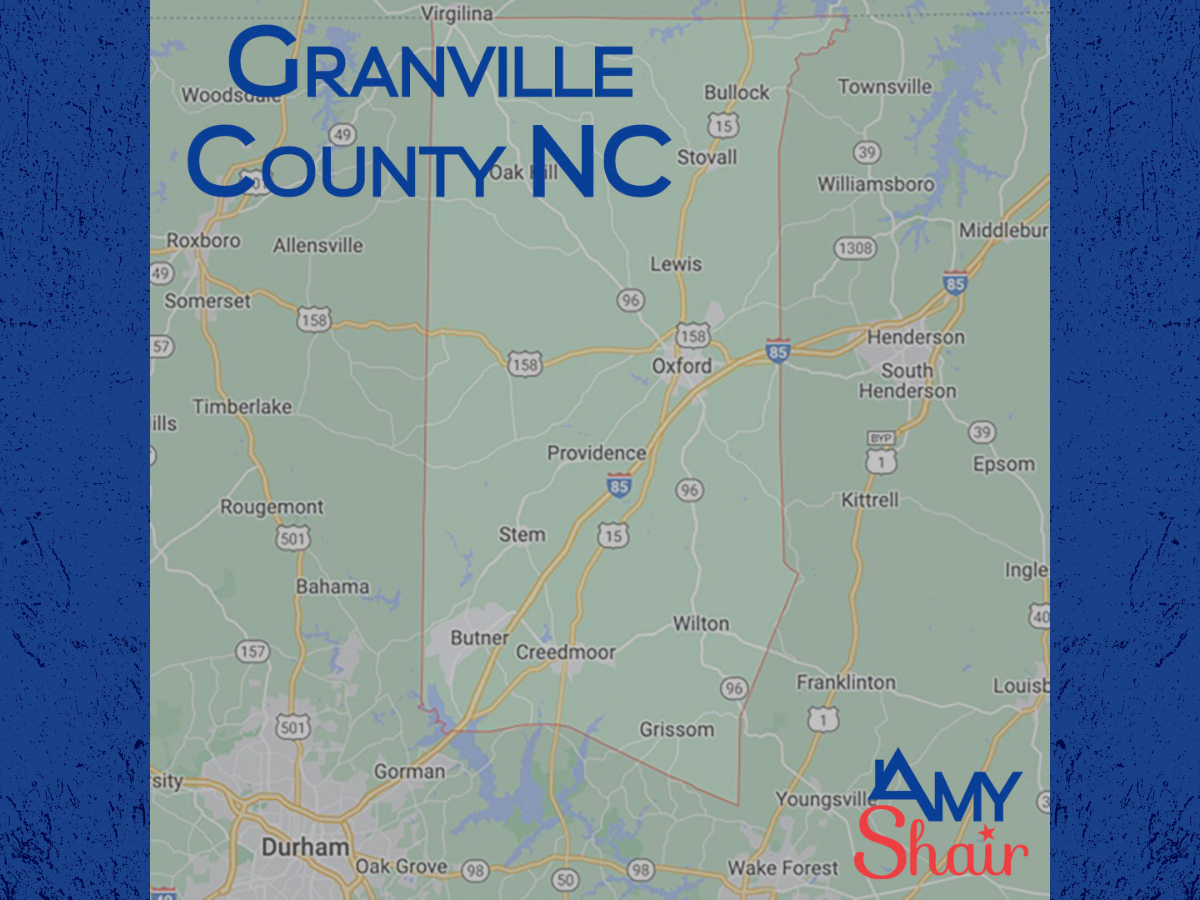 Granville County North Carolina Homes for Sale