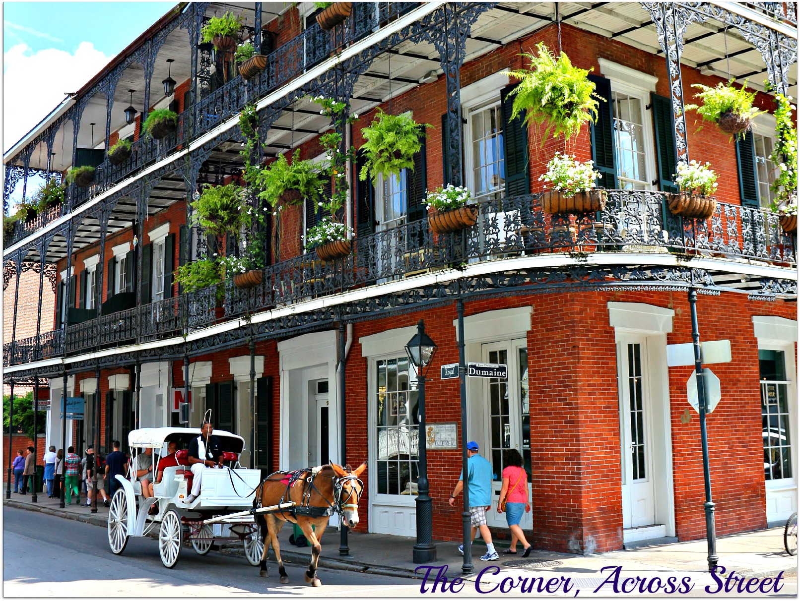 Mississippi River by French Quarter in New Orleans