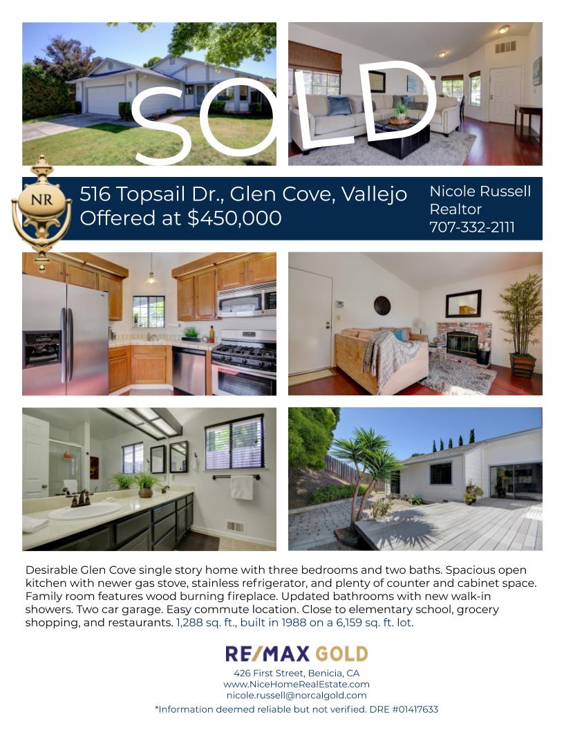 Glen Cove Vallejo real estate