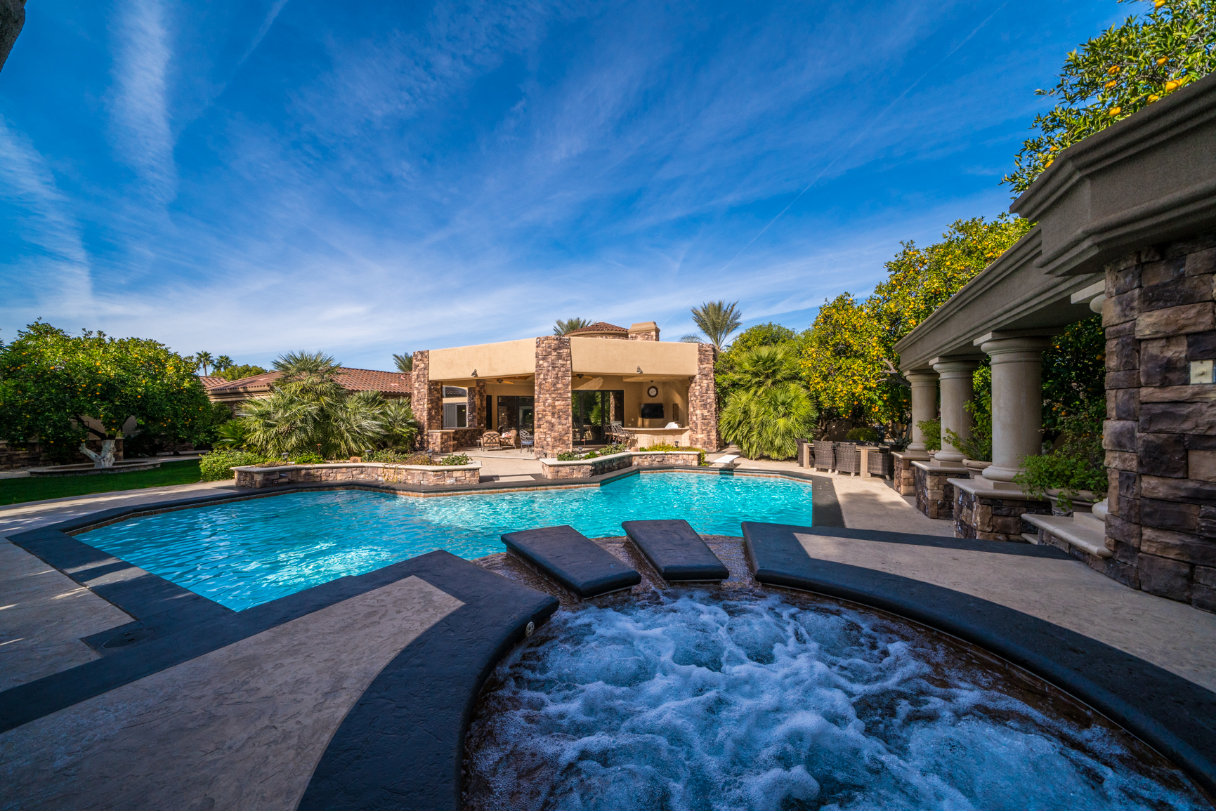 6 Bed 7 Bath Luxury Mediterranean Home w/ Casita & Pool