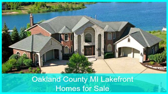 Lakefront Property For Sale In Oakland County