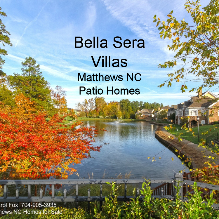 Patio Homes in Matthews NC Bella Sera Villas