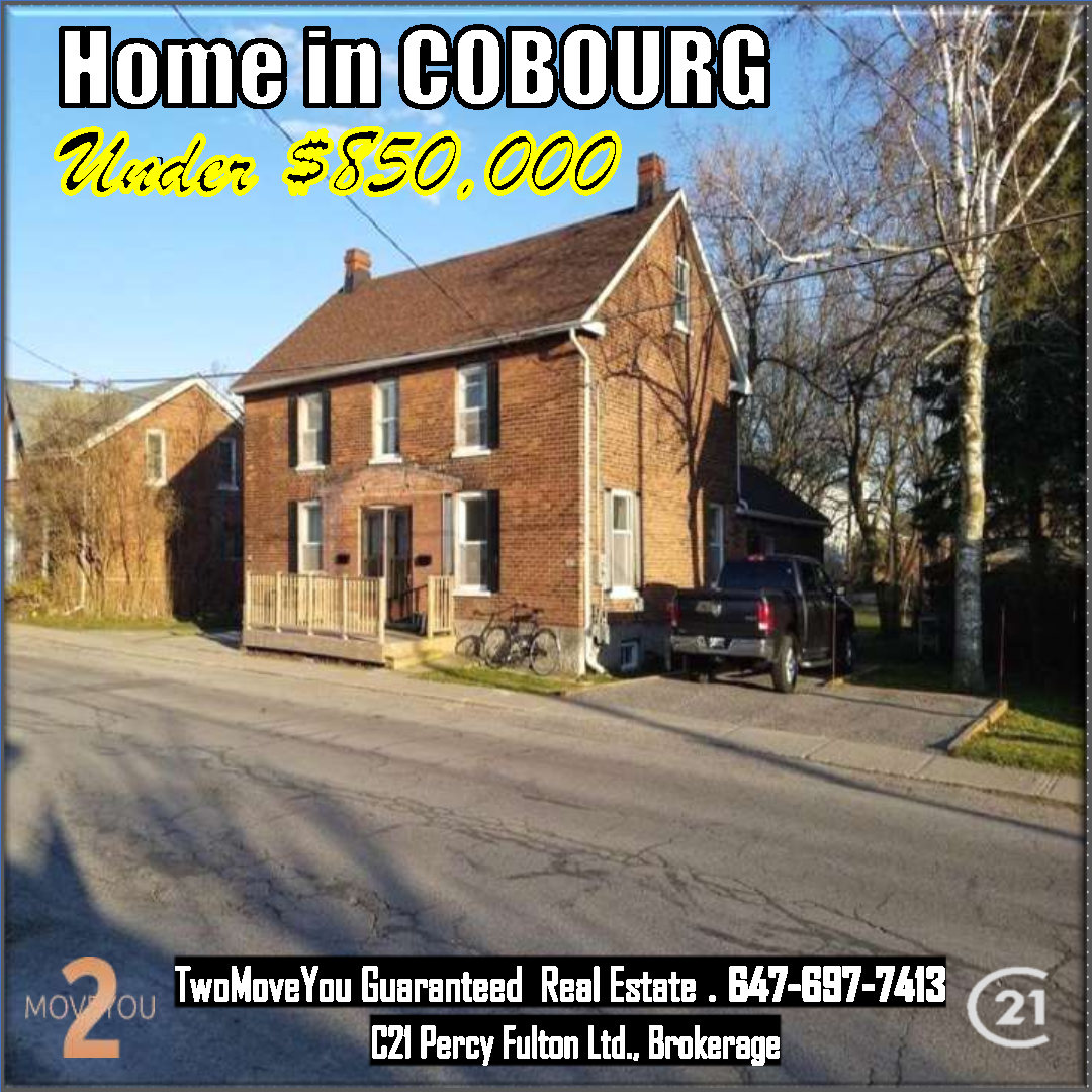 Home In Cobourg Under 850,000 With Buyer Satisfaction