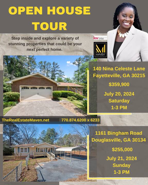 OPEN HOUSE TOUR- Join Us for Open House Tours This Week