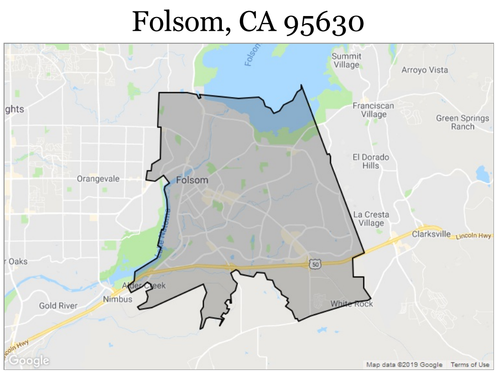 Folsom, CA 95630 Home Values (January 2019)