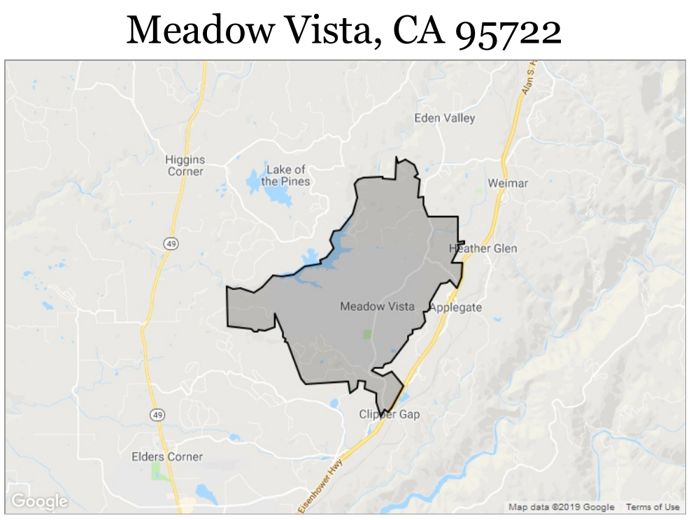 Meadow Vista, CA 95722 Home Values (January 2019)
