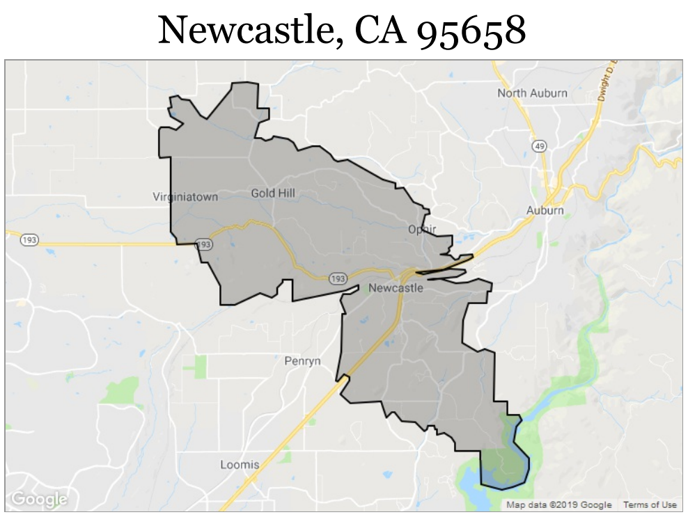 Newcastle, CA 95658 Home Values (January 2019)