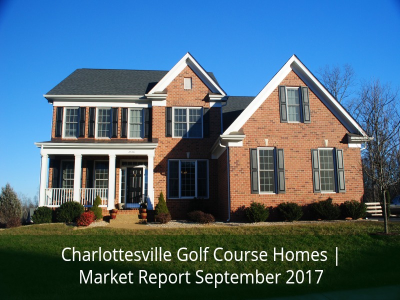 Charlottesville Golf Course Homes Market Report Septe