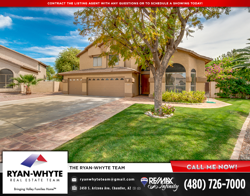 Chandler Real Estate Oakwood Lakes CulDeSac Lot!