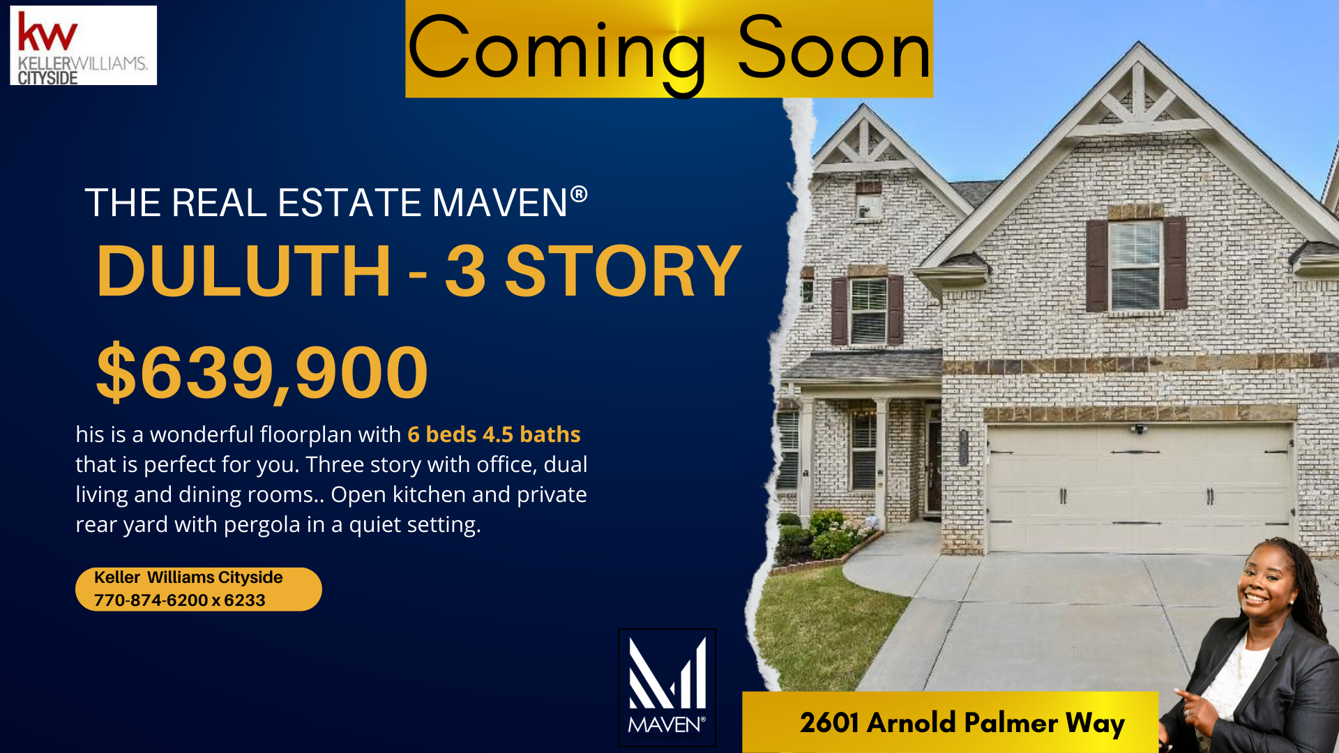 Coming soon in the market by The Real Estate Maven®!