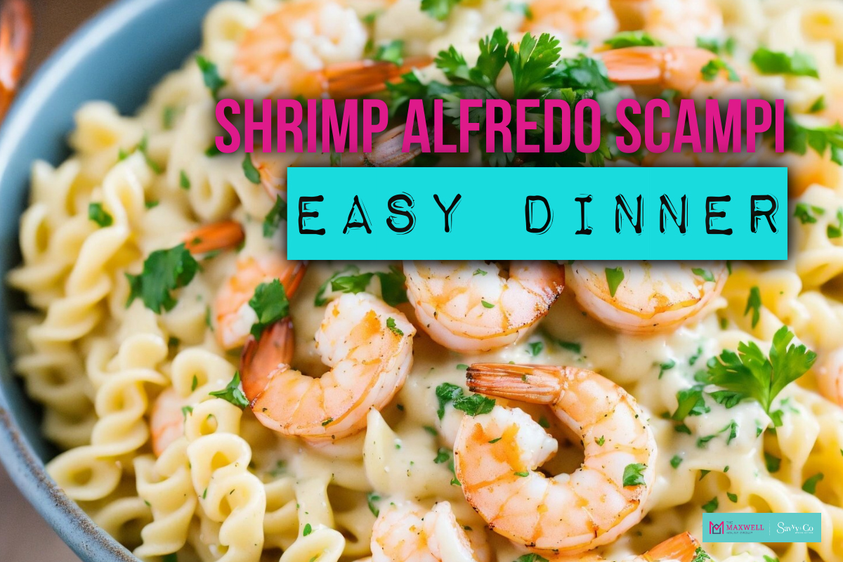 RECIPE: Shrimp Alfredo Scampi Easy Dinner 🍲